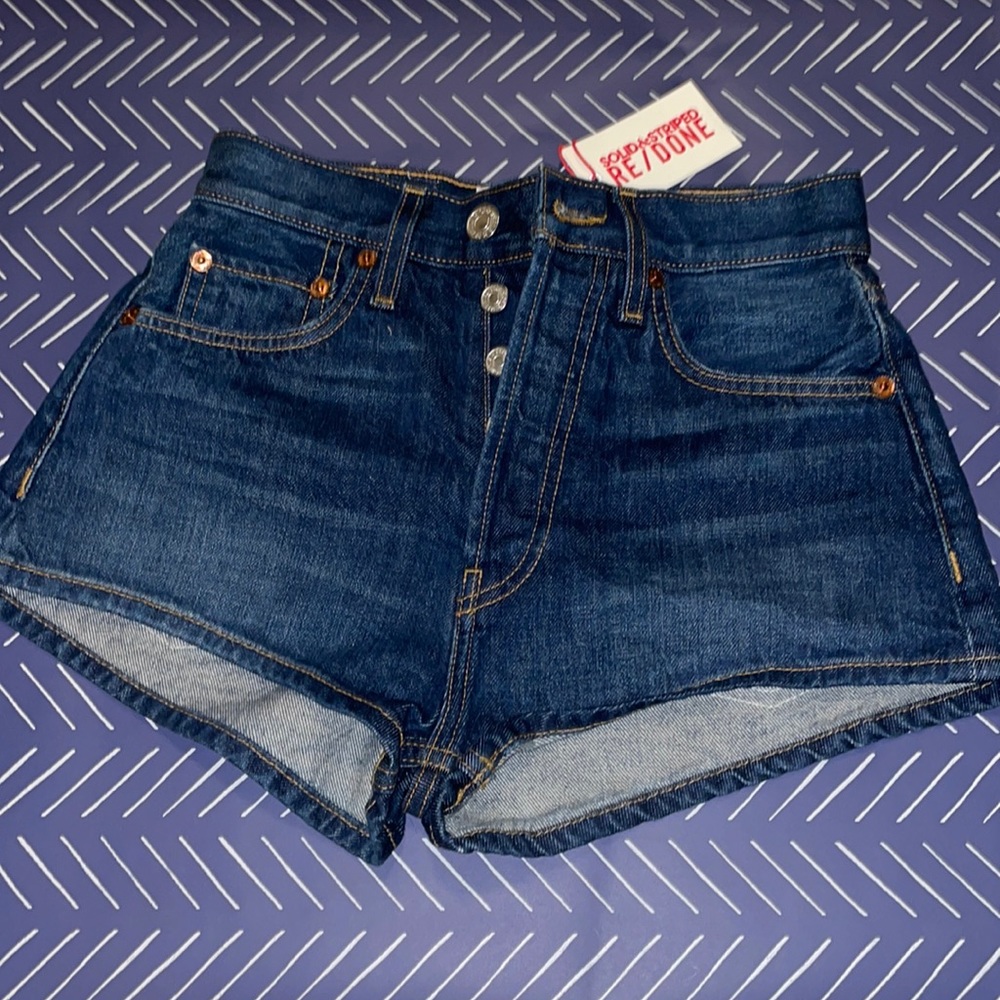 NWT Solid & Striped Re/Done Nantucket Jean Shorts